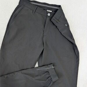 Primo Golf Pants Mens 34x30 Performance Zip Jogger Black Stretch Grip Waist